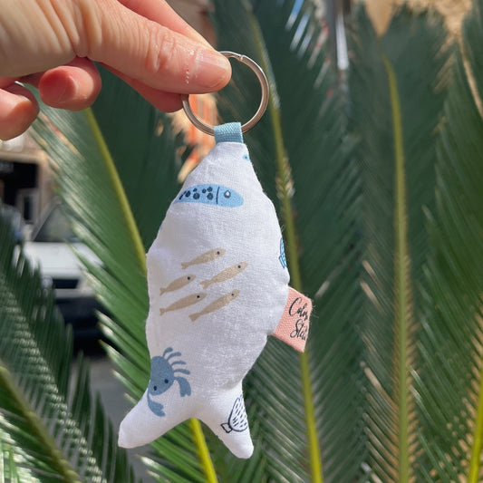 Portachiavi pesce azzurro